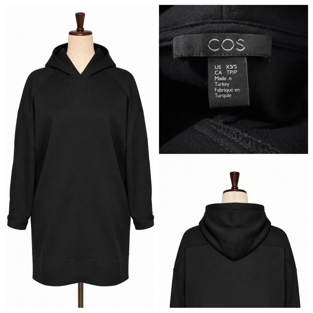 COS oversized hoodie sweatshirt mini dress.  Says XXS, fits XS and S